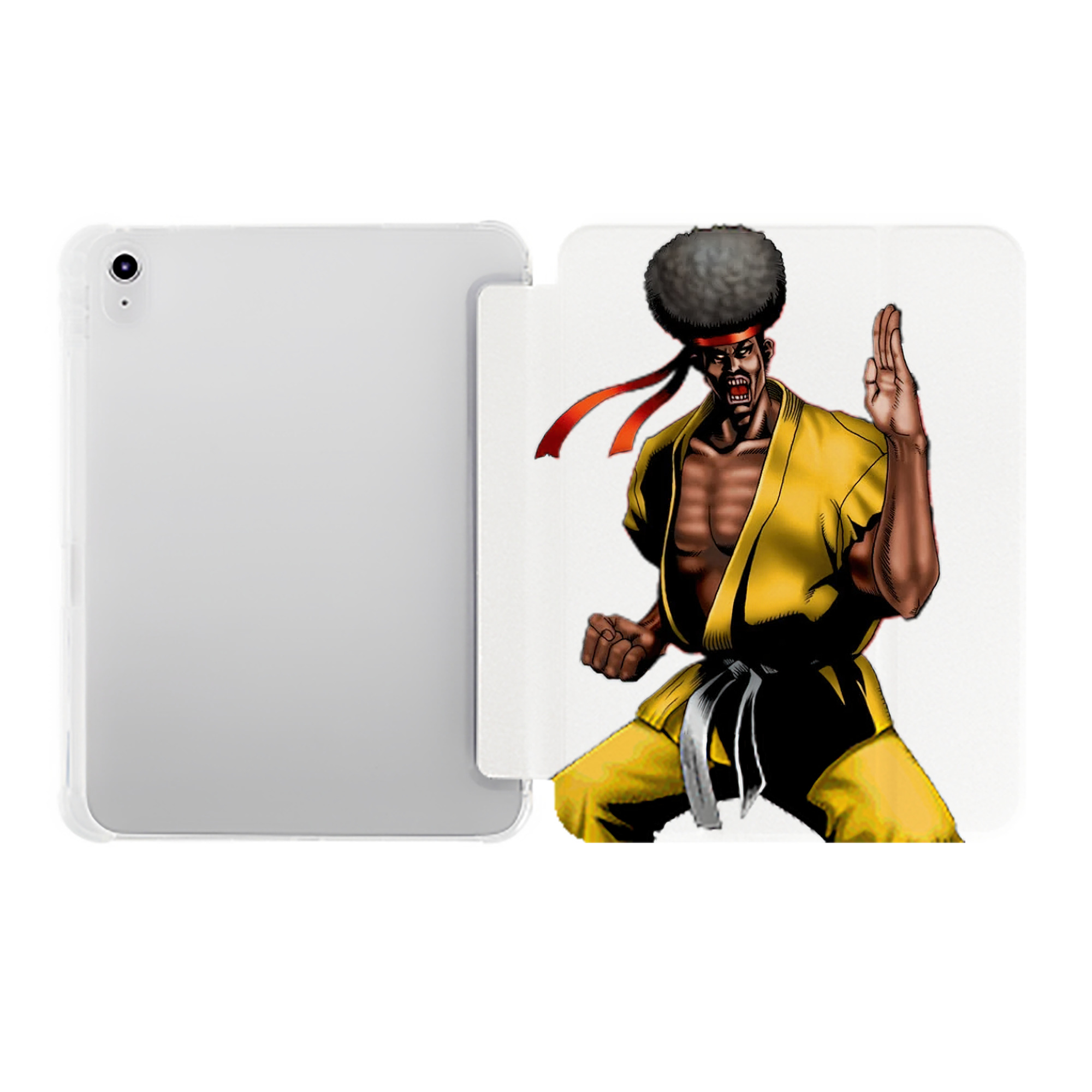 （画像用） 遊☆戯☆王 Yu-Gi-Oh! IPad ケース ペン収納付き 三つ折りスタンド PUレザー×シリコン 対応機種9.5/10.5/10.9インチ